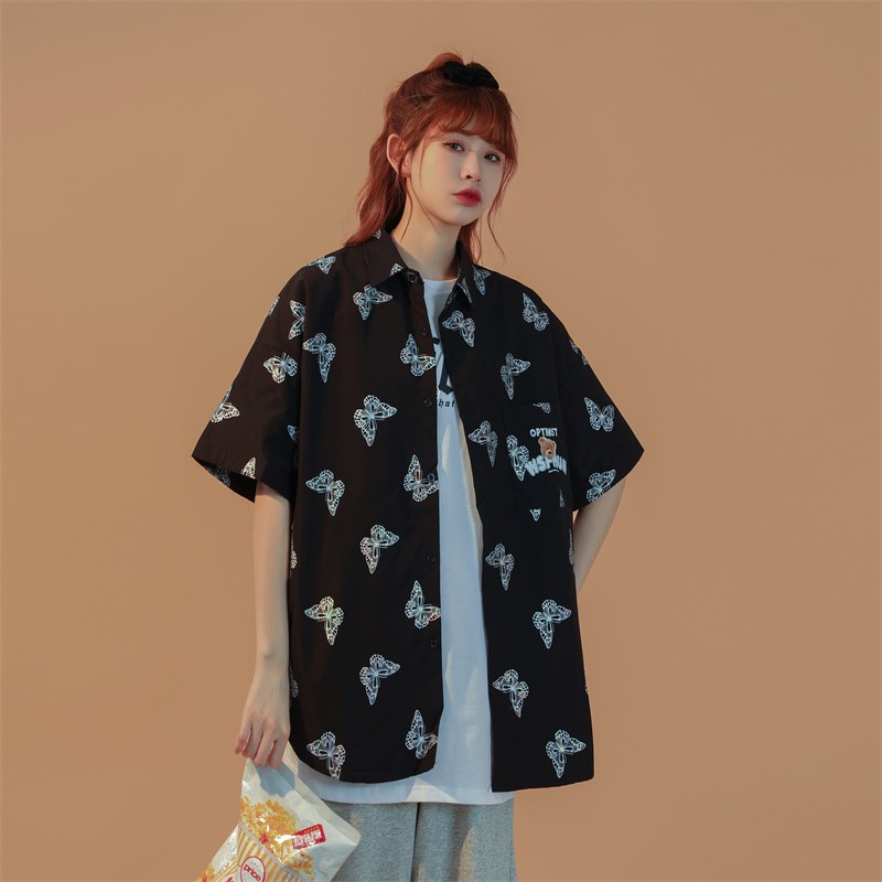 1404-2-C33-P53新款时尚精致潮流宽松短袖情侣款T恤,男装衬衫,星座1404-3