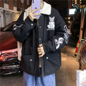 714-1-S608-88-加棉男装20冬季新款港风日系外套夹克精品潮Mc图片
