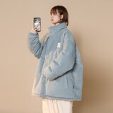 男女加厚棉服两面穿棉外套1404-1-MY9375-P85，男装棉衣，星座1404-1