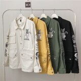 1404-2-S608-单P78男装平铺新款港风夹克款精品dC，男装夹克，星座1404-1