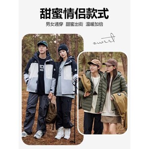 1404-2-D818—P308高品质印花 90绒羽绒服潮流时尚简约休闲百搭1图片