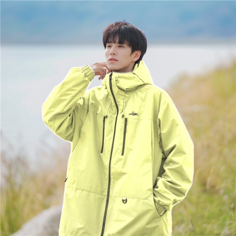 1404-1-9178-p70新款港风冲锋衣时尚简三防外套约休闲，男装夹克，星座1404-1