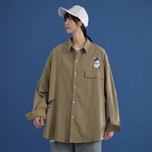 男女长袖新品精品长袖港风火影陆飞衬衫714-1-C17港图片