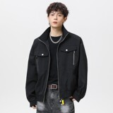 1404-2-99590-p85--2025休闲宽松平铺青少年百搭冲锋衣外套，男装夹克，星座1404-1