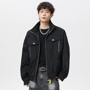 1404-2-99590-p85--2025休闲 宽松平铺 青少年 百搭冲锋衣 外套图片
