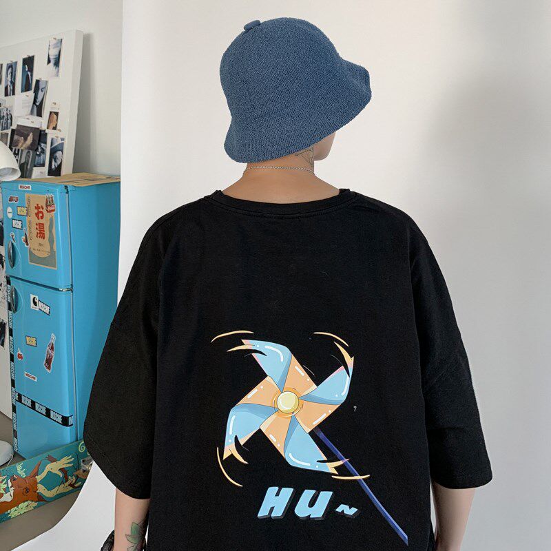 1404-1-t267-p28纯棉 短袖 男t恤潮牌新款宽松上衣服吧图片