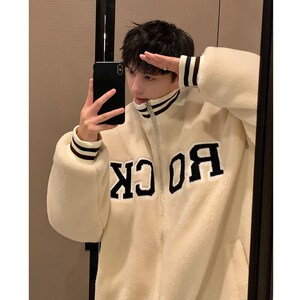 男女加厚 新款棉服羊羔毛 港风 棉外套1404-1-k9370-P105图片