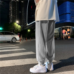 男秋冬新款针织潮收脚裤子运动休闲714-1-M003港图片