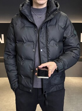 1404-2-FS209—P150 高品质印花50绒棉衣潮流时尚简约休闲百搭1帅