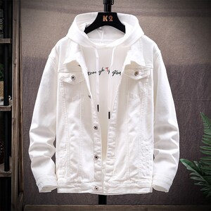 1404-2-S15-P65修身进口休闲新款精品 牛仔夹克衫男款潮b纯棉外套图片