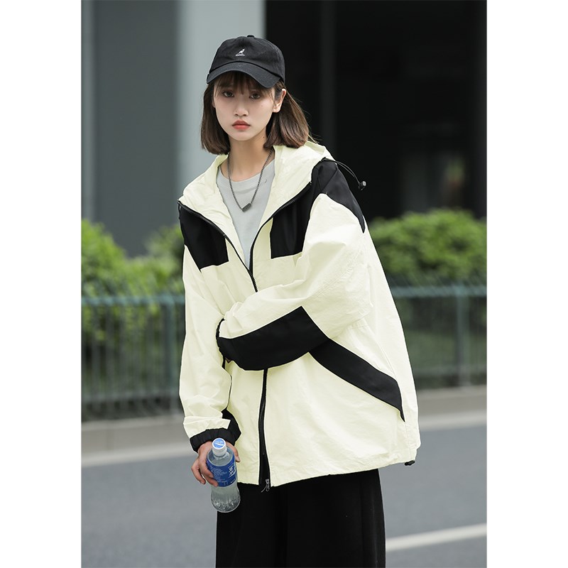 1404-1-9136-p80高品质中性风冲锋衣时尚简薄外套休闲百搭防，男装夹克，星座1404-3