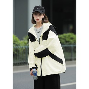 1404-1-9136-p80高品质中性风 冲锋衣 时尚简 薄外套 休闲百搭防图片