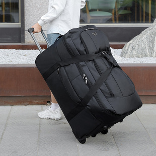 特大牛津布拉杆包托运旅行箱男女通用搬家旅行包可收纳折叠行李包