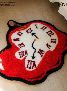 GrayHill多巴胺簇绒防滑垫茶几床边毯入户门个性地垫孟菲斯换鞋垫