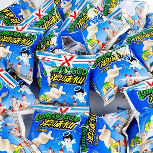 旺旺开心浪味仙薯片休闲零食独立包装膨化食品儿童成人解馋小食品