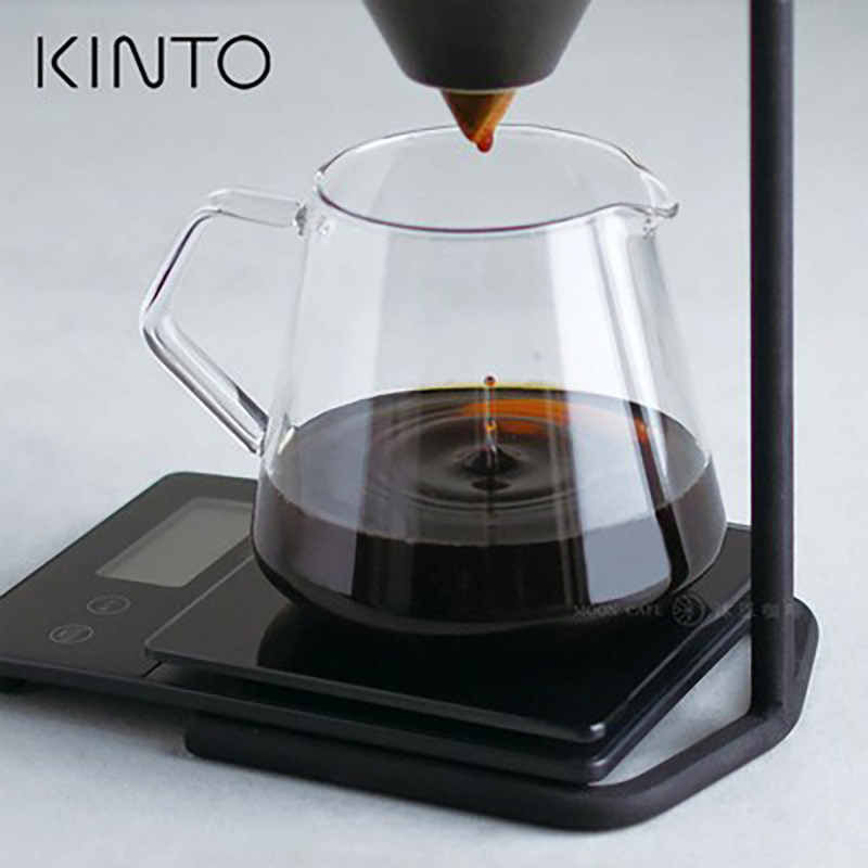日本KINTO S02 耐热玻璃分享壶 手冲咖啡滴滤壶 下壶 300ml/600ml