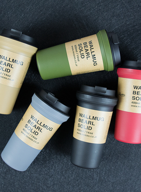 日本Rivers Solid便携随行杯冷萃咖啡杯密封防烫防漏学生杯食品级