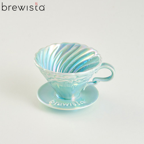 正品Brewista 景德镇陶瓷手冲咖啡过滤杯 滴滤式锥形v60螺旋滤杯