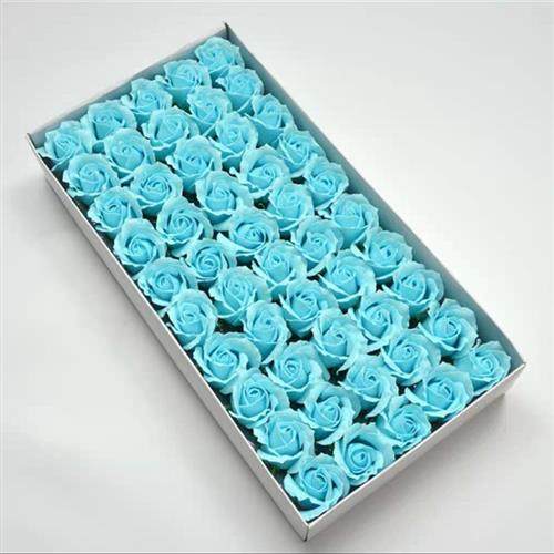 情人节三层香皂永生玫瑰肥皂花头花店制作花束diy抱抱桶花头材料