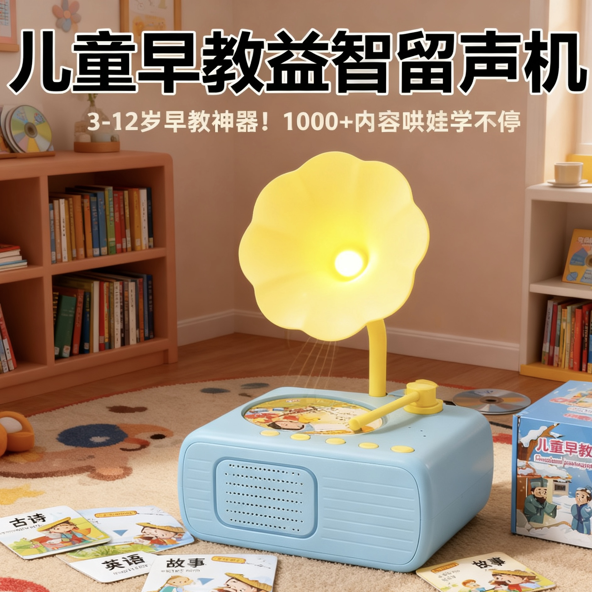 幼儿童早教益智留声机