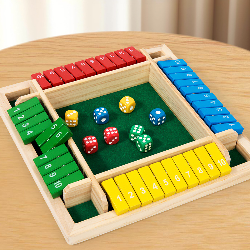 数字翻牌儿童桌游戏棋类益智