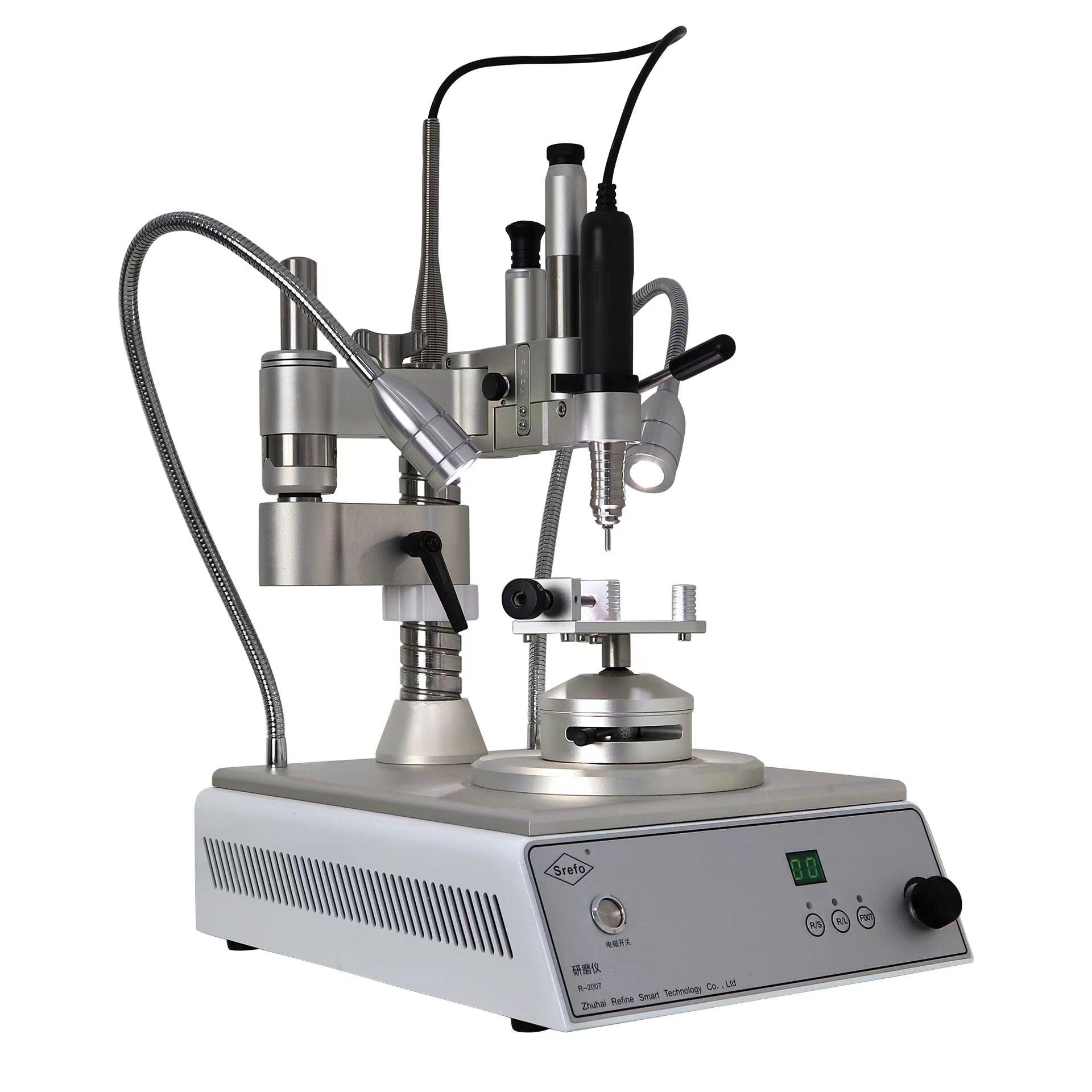 高精度研磨仪无极调速高精密无碳刷研磨仪带灯牙科技工设备口腔
