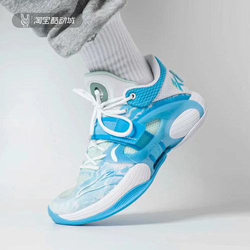 安踏实战篮球鞋男系带透气