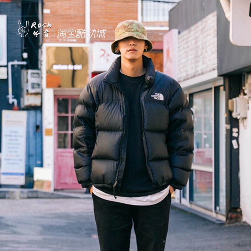 The North Face 韩版北面1996暴力橙黑TNF保暖情侣男女休闲羽绒服|ruв категории спортивный костюм/досуг одежды, движение вниз куртка - от Buy2taobao.com для оказания профессиональной услуги покупки агента Taobao
