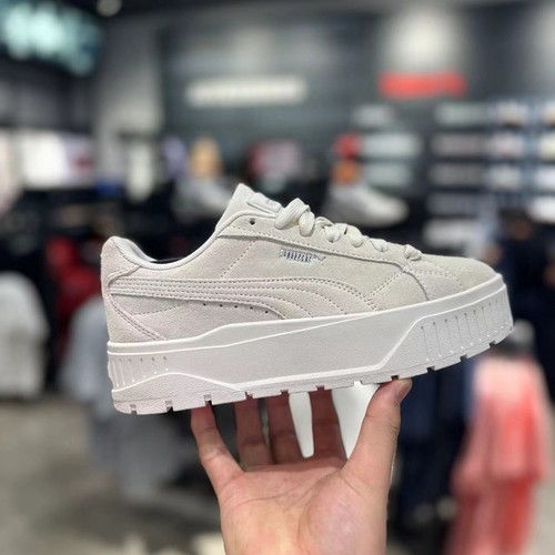 彪马松糕增高底女系带