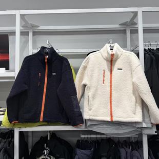 PUMA彪马 宽松复古立领仿羊羔绒加厚保暖外套男休闲风上衣 689592