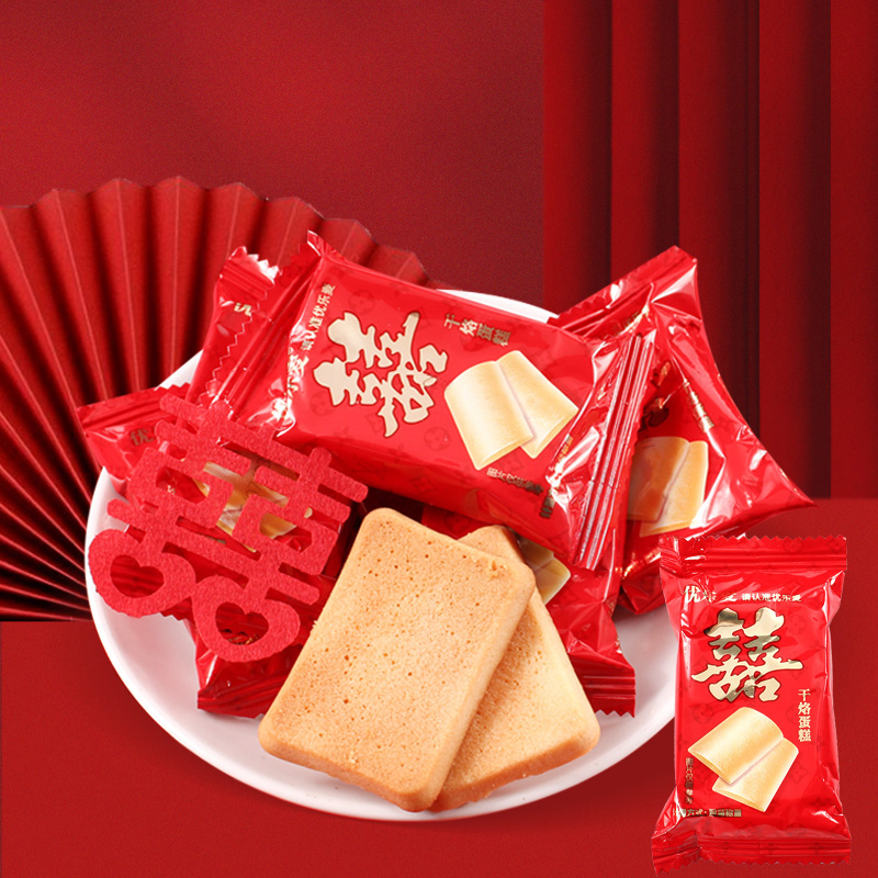 优乐麦双喜干烙蛋糕饼干