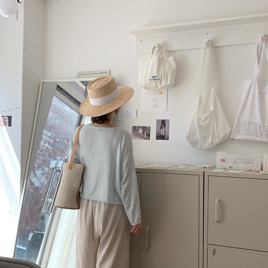 出游小众款手工编织法式春夏草帽