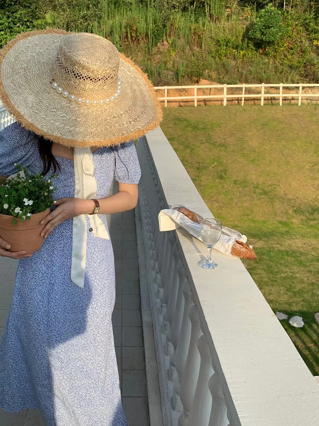 PBGAU 春夏小众款剑麻手工编织帽出游度假宽檐沙滩系带遮阳草帽