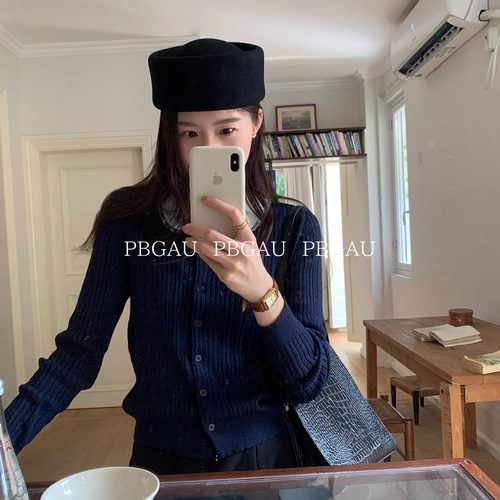 复古英伦羊毛药盒帽圆顶小礼帽