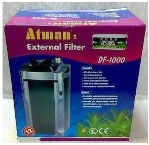 正品授权 DF-1000/1300鱼缸外置式静音高效过滤器过滤桶34.4w