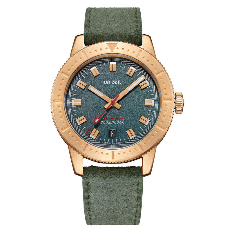 新款优立时dm001德国手表男青铜表300米潜水表复古水鬼防水夜光