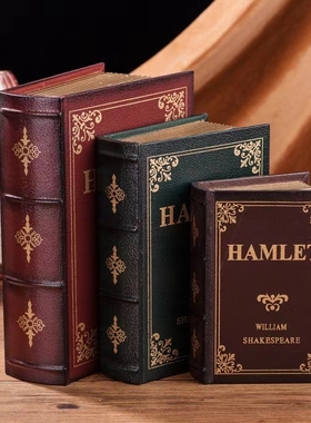 欧式复古仿真书装饰摆件