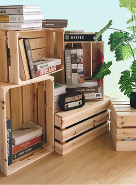 木箱子储物箱实木复古收纳箱装饰