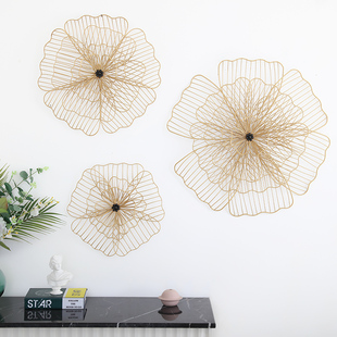 北欧镂空铁艺花墙面装 饰画 饰玄关客厅饭厅墙壁挂件房间背景墙上装