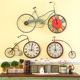 装 乡村覆古挂钟客厅创意壁饰自行车酒吧装 饰墙上地中海风格 饰壁饰