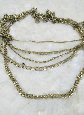 饰品欧美高级感多层项链