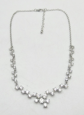 欧美外贸日韩原单流行闪钻项链