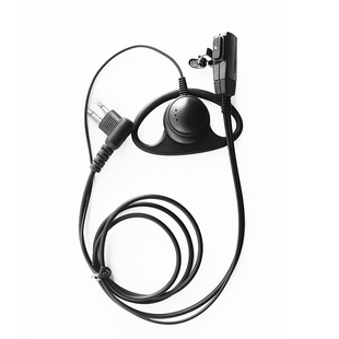 对讲机耳机配件D型耳挂适用建伍宝锋泉盛MOTO瓦力能耳机K头M头