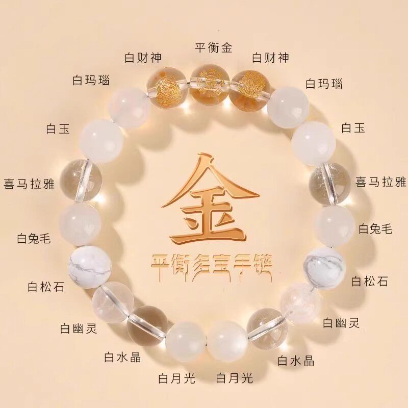五行缺木的首饰女士旺财运聚财手链赋能助运五行缺木水的首饰手链