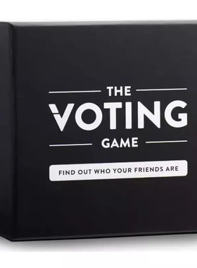 The Voting Game 全英文成人选举益智聚会家庭派对游戏卡牌桌游