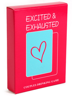 全英文excited exhausted成人性爱系列卧室挑战问答桌游戏床上卡