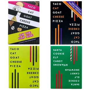 英文版Taco Cat Goat Cheese Pizza 卡牌santa cookie elf candy
