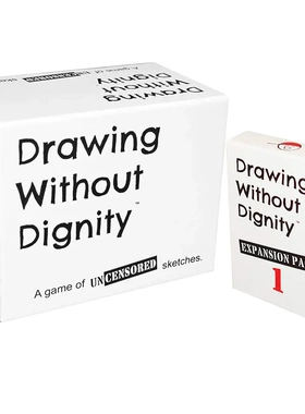 DRAWING WITHOUT DIGNITY 没有尊严的绘画 欧美桌游卡牌 现货