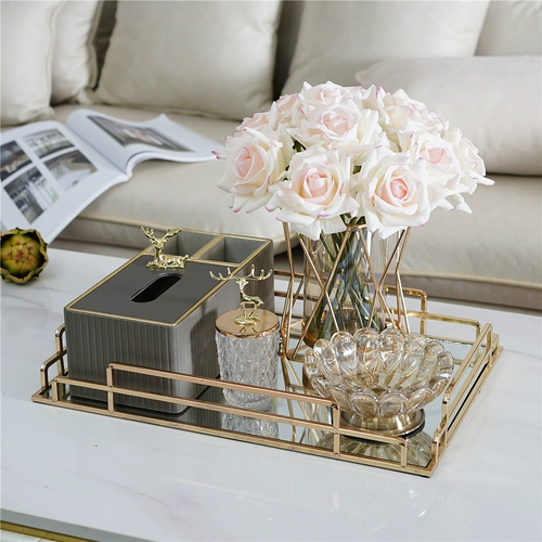 Салфетки, универсальный пульт, коробка для хранения, легкий роскошный стиль, европейский стиль