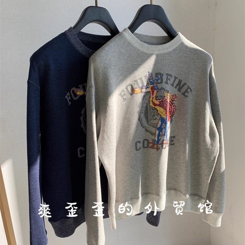 这件针织卫衣，是真的洋气~~内搭都绝！！炉火纯青的设计师调性女